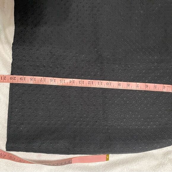 NWT Banana Republic Circular Jacquard Black Skirt - Picture 10 of 11